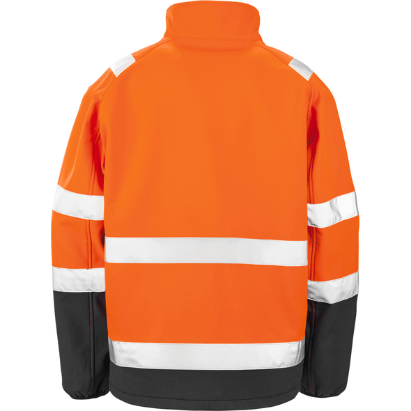 Result | High visibility softshell jacket
